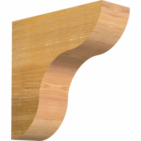 Ekena Millwork Carmel Rough Sawn Rafter Tail, Western Red Cedar, 4"W x 12"H x 12"L RFT04X12X12CAR00RWR